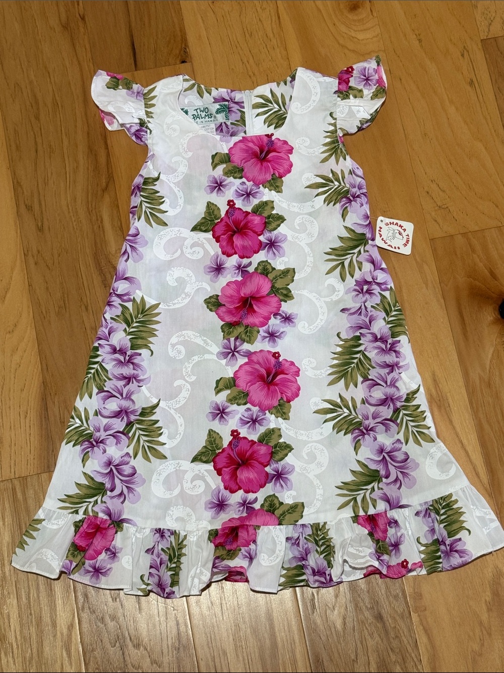 Two Palms Hawaii Floral Hibiscus Dress